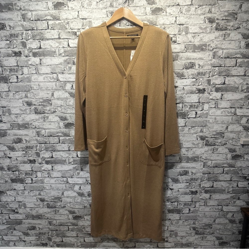 NWT Banana Republic Tan Long Cardigan Size XL
